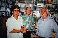 Gemeinsam im M&uuml;hlenstudio von Werner. Mungo Jerry, Klaus Wenske